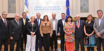 Visita de eurodiputados a la H. Cámara de Diputados de la Nación