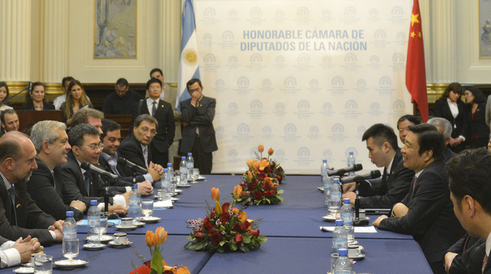 Visita del Vicepresidente chino, Li Yuanchao, a la cámara baja