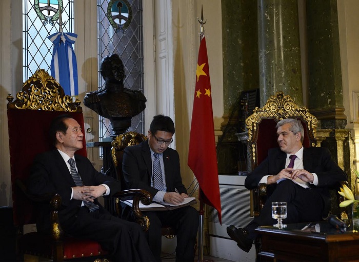 El Presidente de la H. Cámara de Diputados de la Nación se reunió con diplomáticos chinos