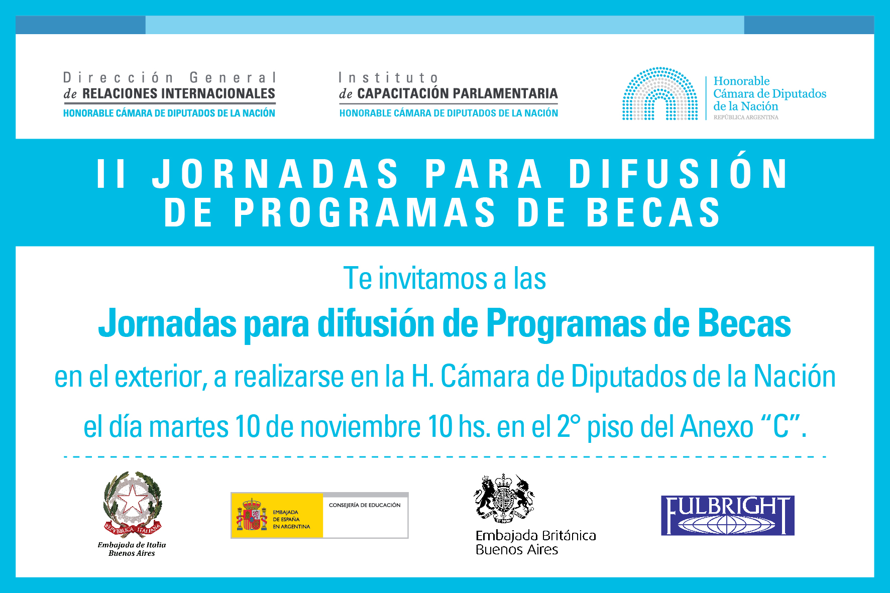 II Jornada para Difusión de Programas de Becas en el Exterior