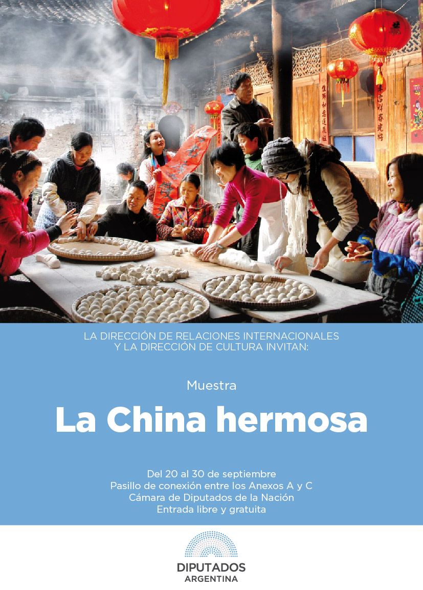 Inauguración de la muestra fotográfica “La China Hermosa”