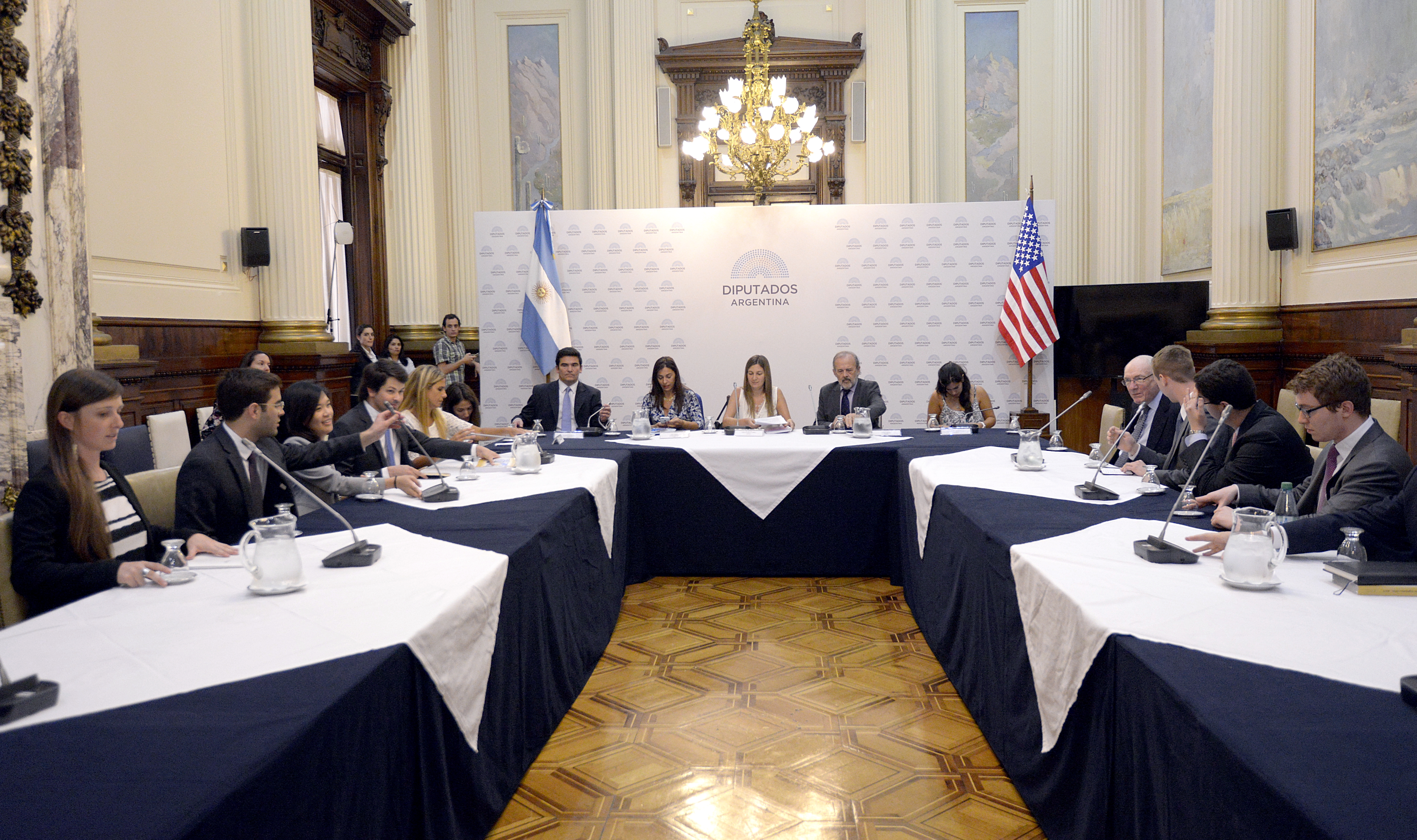 Estudiantes norteamericanos visitaron el Honorable Congreso de la Nación