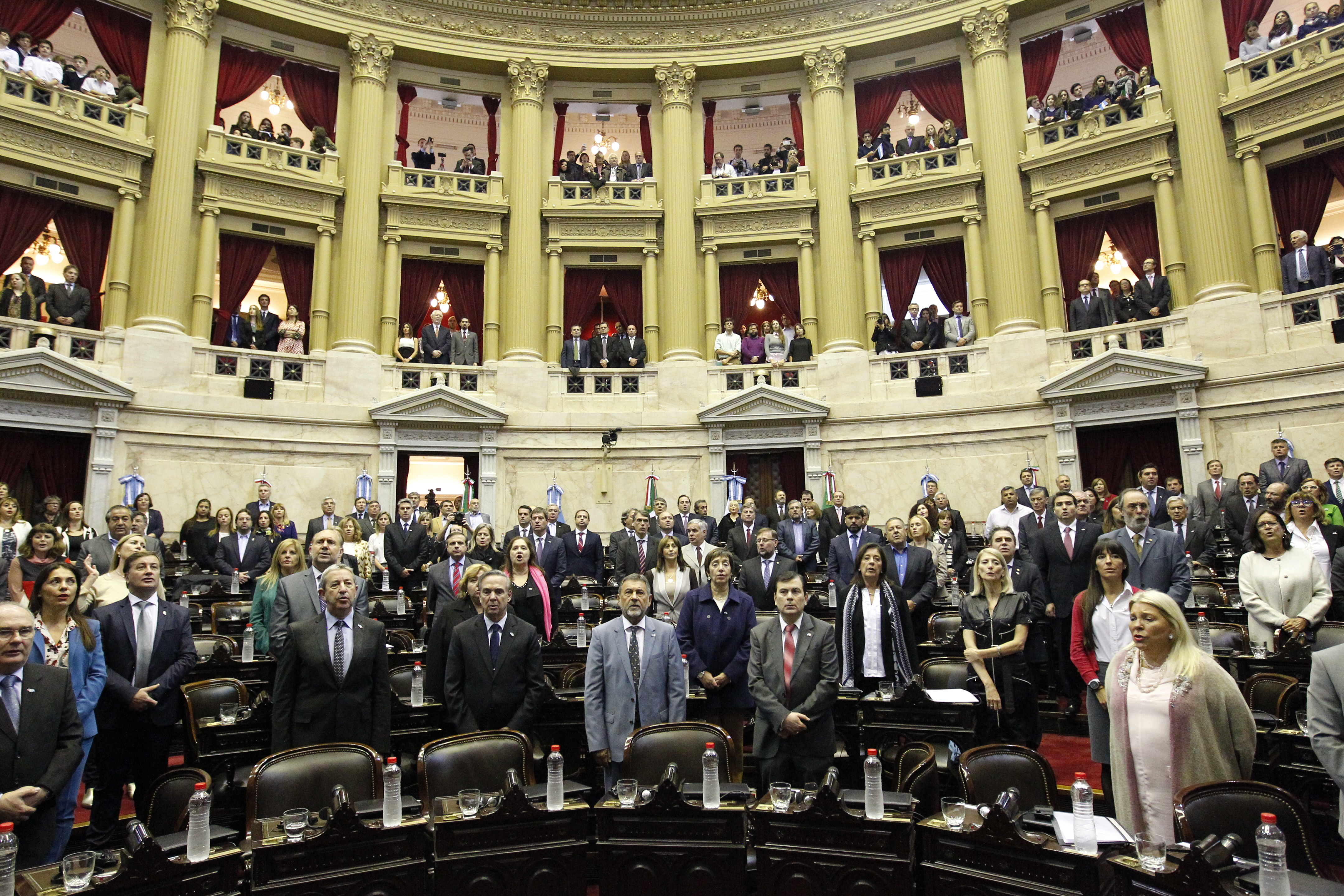 Visita del Presidente de Italia al Congreso de la Nación