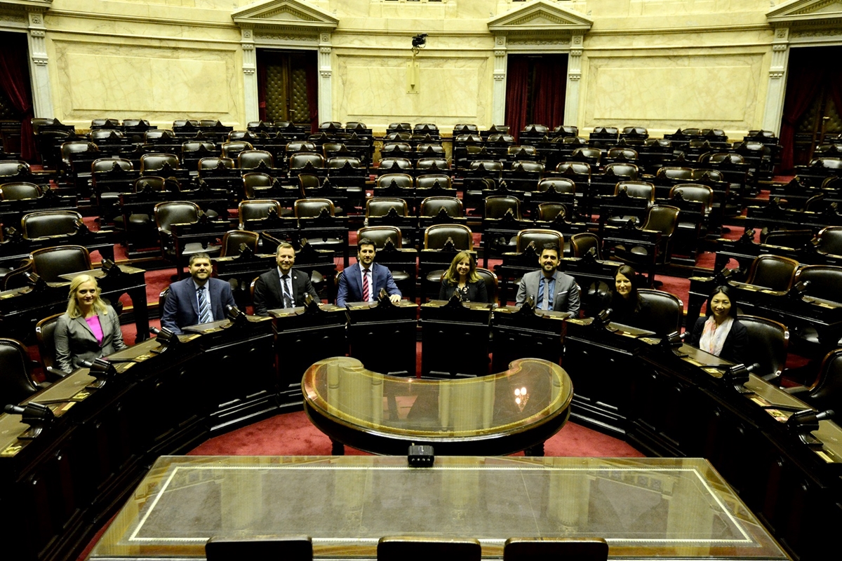 La H. Cámara de Diputados recibió a jóvenes líderes de los Estados Unidos de América