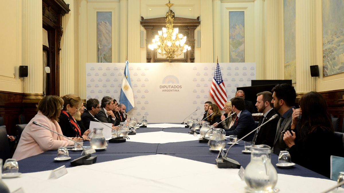 La H. Cámara de Diputados recibió a jóvenes líderes de los Estados Unidos de América