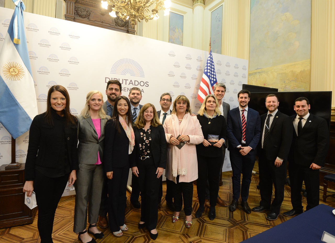 La H. Cámara de Diputados recibió a jóvenes líderes de los Estados Unidos de América