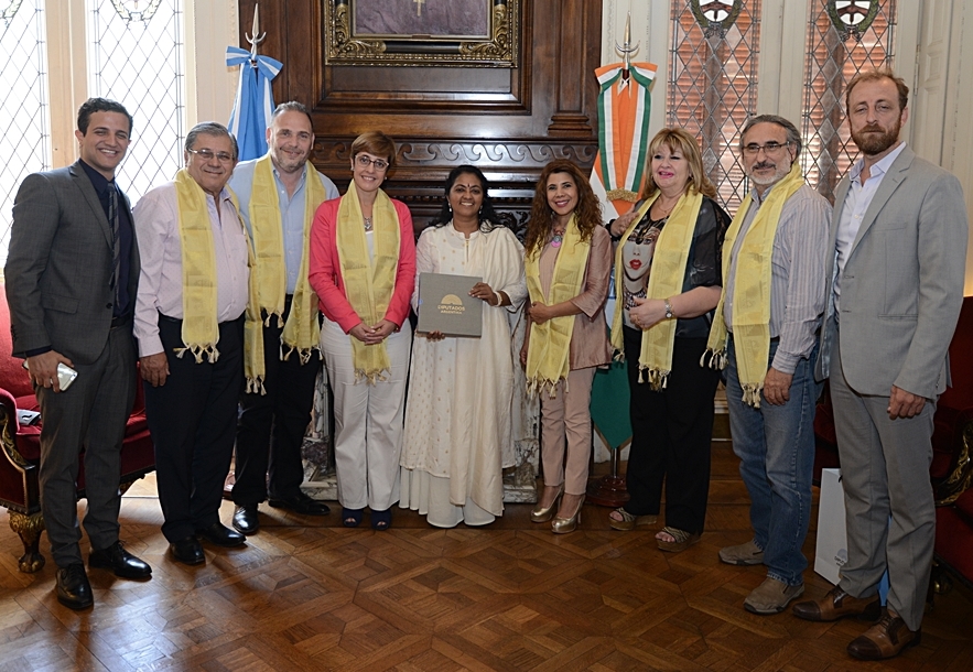 Médica ayurveda india visitó la Honorable Cámara de Diputados de la Nación