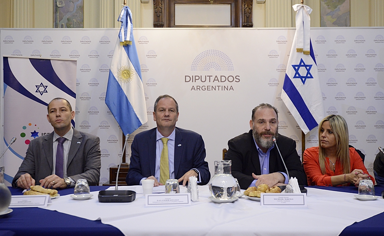 Diputados Nacionales recibieron al Embajador israelí en nuestro país, S.E. Ilan Sztulman