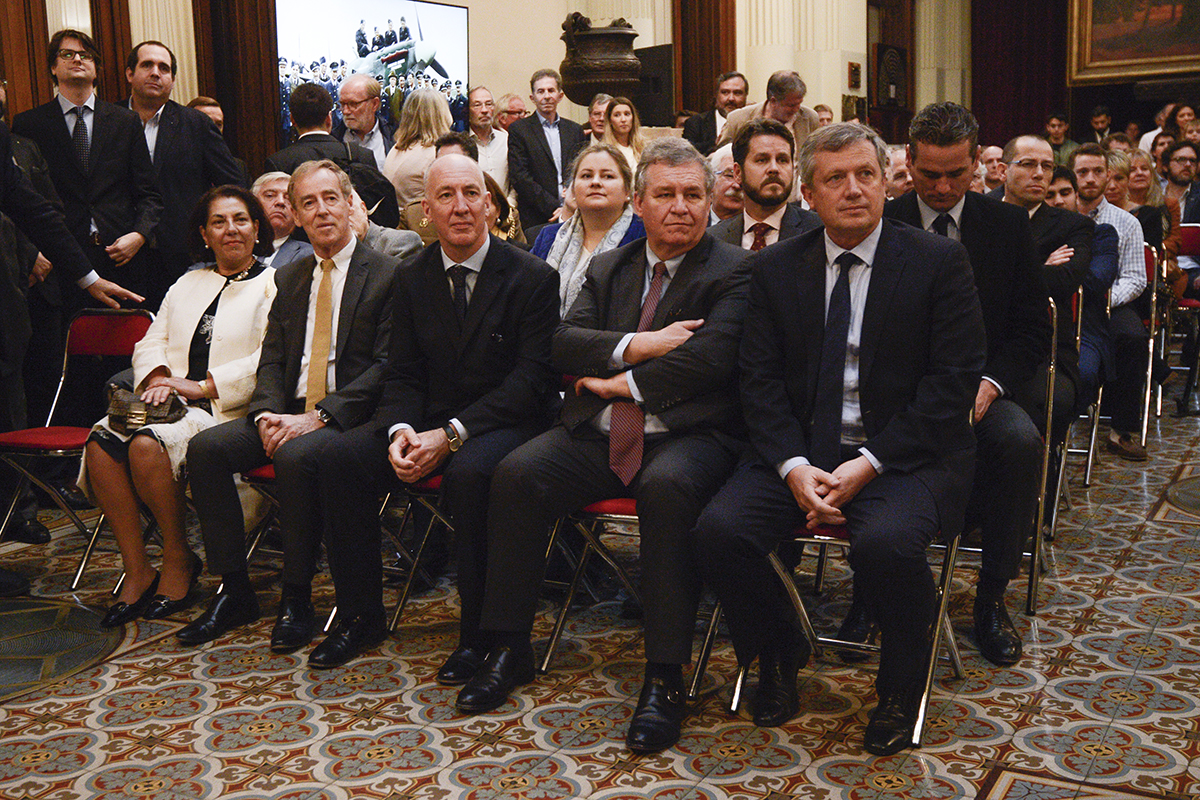 Se realizó un homenaje a voluntarios argentinos que combatieron en la Segunda Guerra Mundial