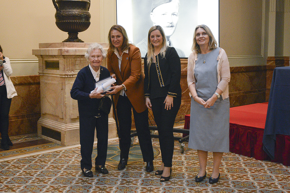 Se realizó un homenaje a voluntarios argentinos que combatieron en la Segunda Guerra Mundial