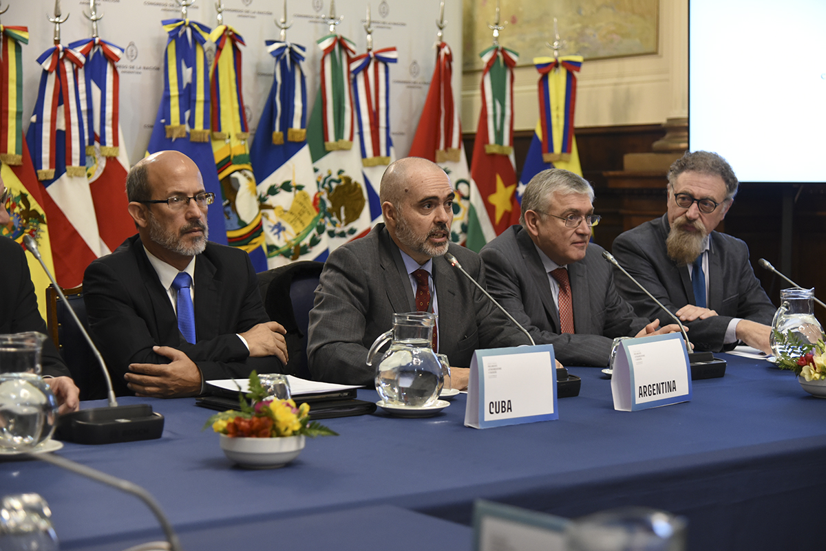 Concluyeron las Reuniones de Comisiones del Parlatino en el Congreso