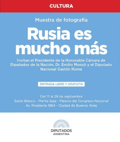 Inauguración de la muestra fotográfica “Rusia es Mucho Más”