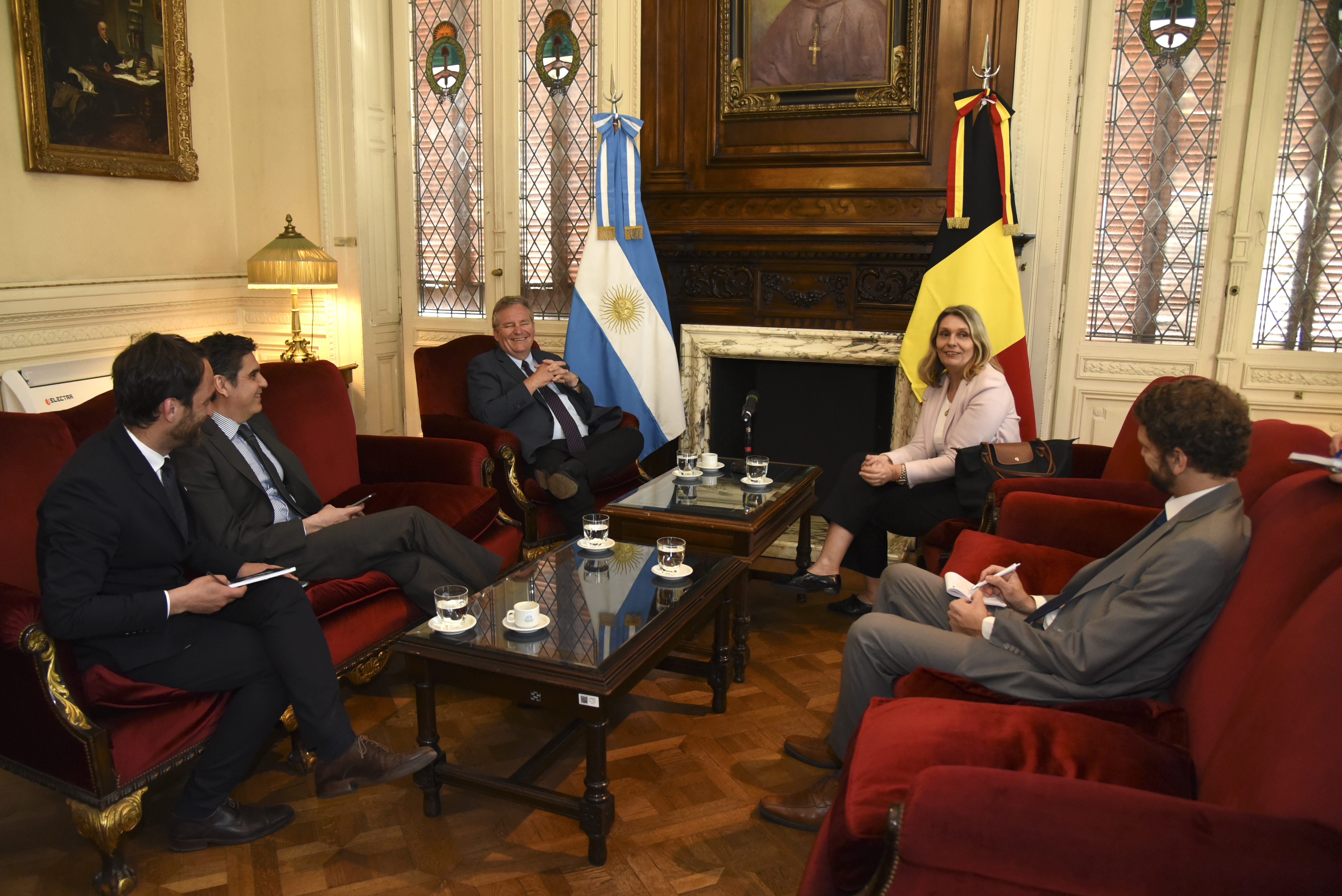 El Embajador del Reino de Bélgica en nuestro país visitó la H. Cámara de Diputados de la Nación