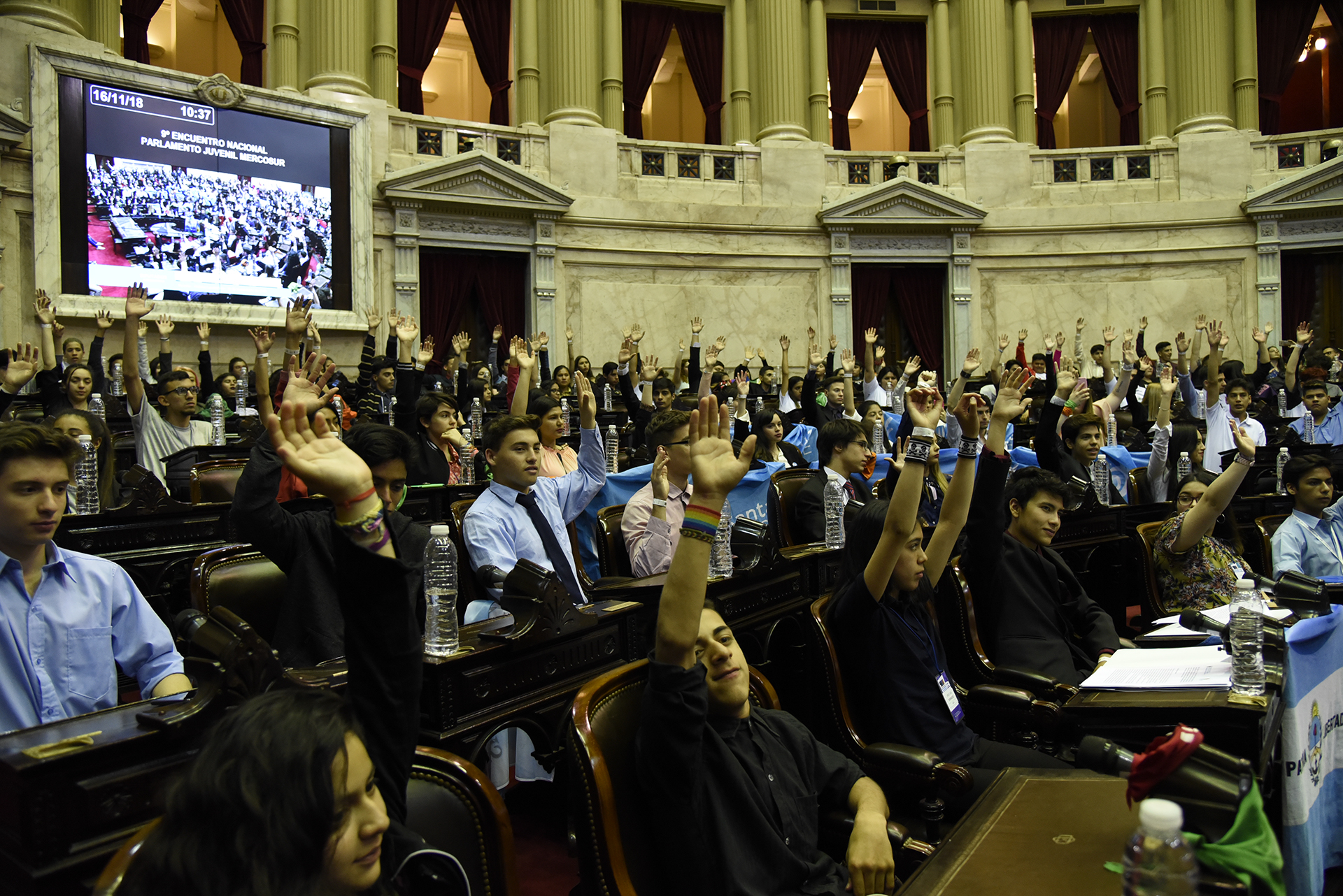 9° Encuentro de Parlamento Juvenil del Mercosur en la H. Cámara de Diputados