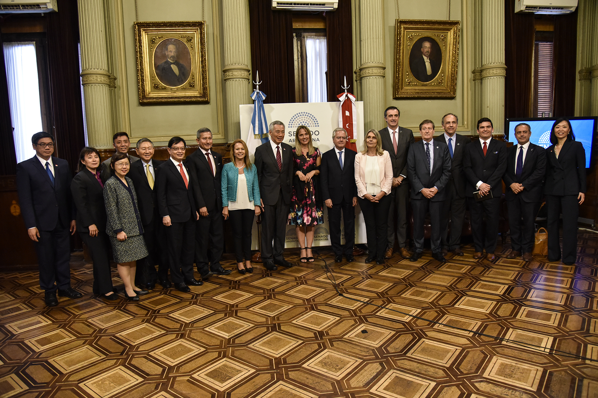 El Primer Ministro de la República de Singapur visitó el H. Congreso de la Nación