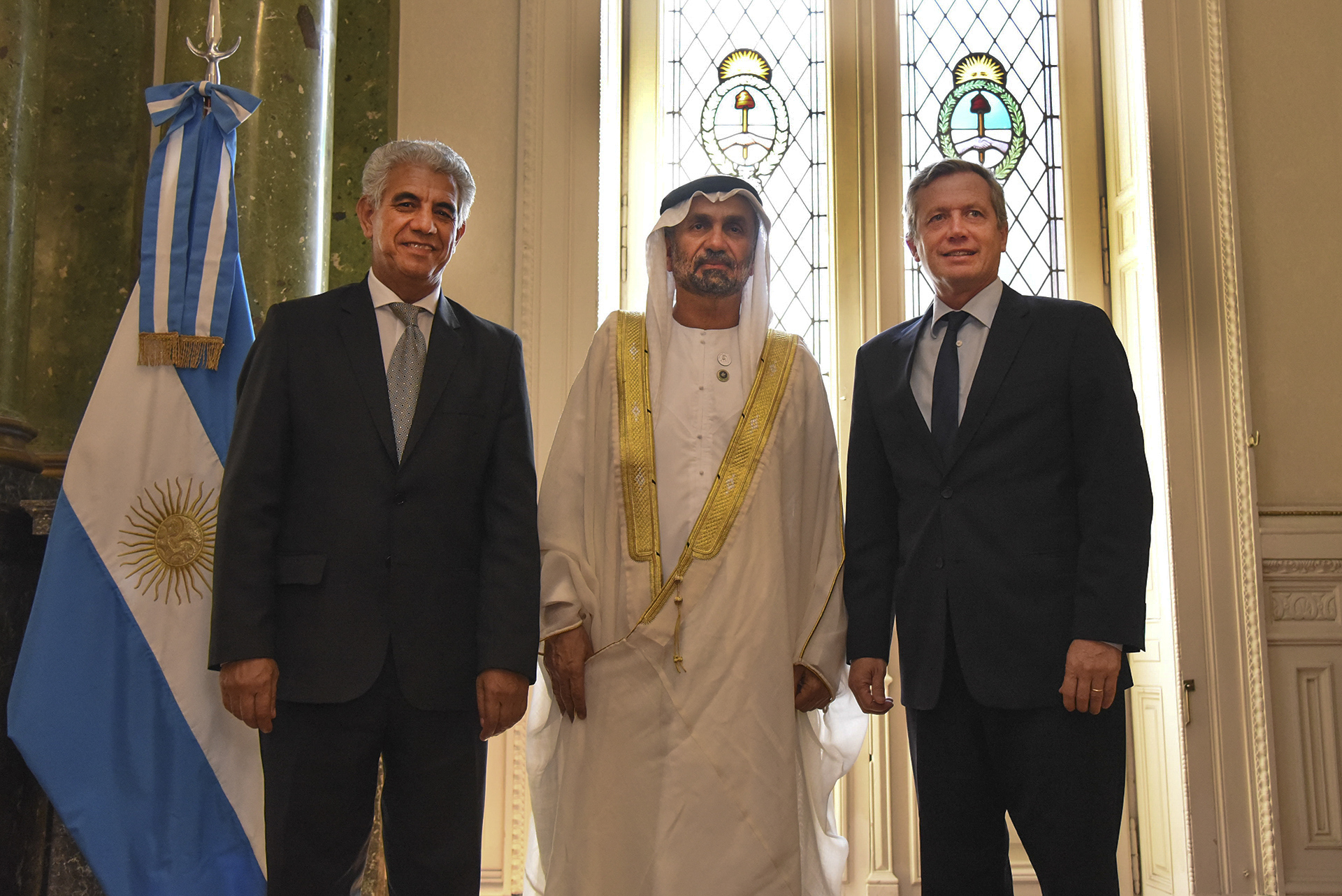 Encuentro de Emilio Monzó con el Presidente del Consejo Mundial para la Tolerancia y la Paz