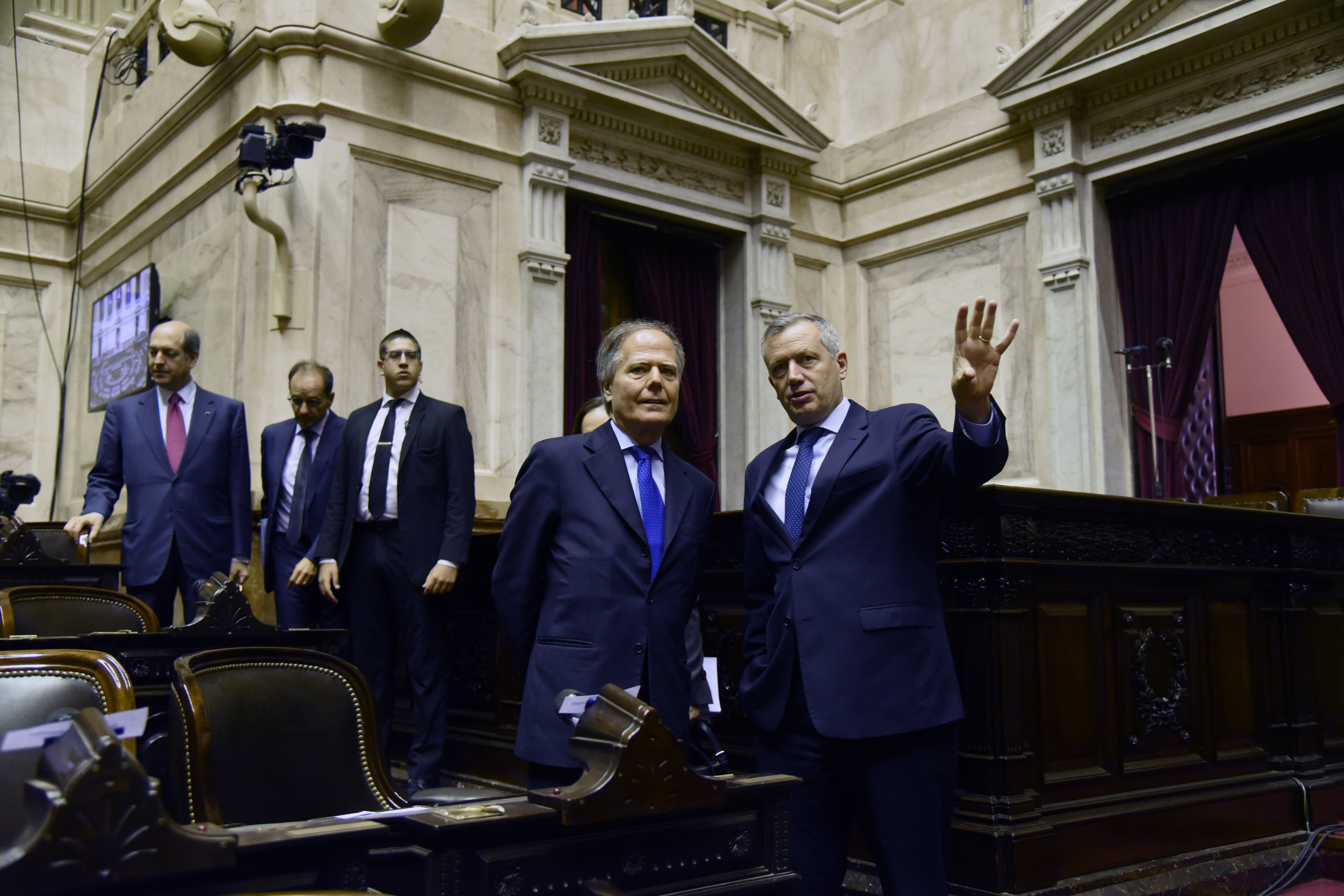 El Presidente de la H. Cámara de Diputados, Emilio Monzó, recibió al Canciller de la República Italiana