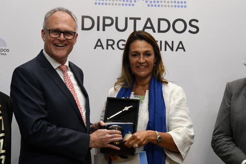 El Grupo Parlamentario de Amistad con Australia recibió al nuevo embajador de ese país