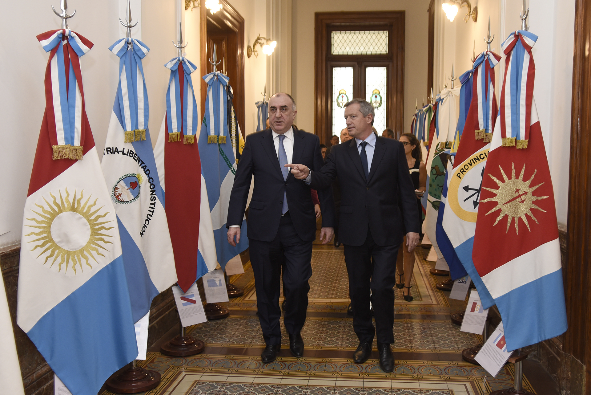 Con foco en el intercambio comercial, el Presidente de la HCDN recibió al Canciller de Azerbaiyán