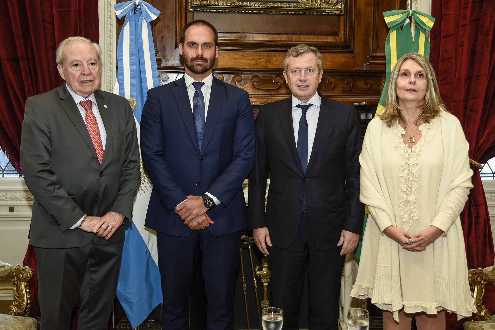 El Presidente de la H. Cámara de Diputados recibió al Diputado brasileño Eduardo Bolsonaro