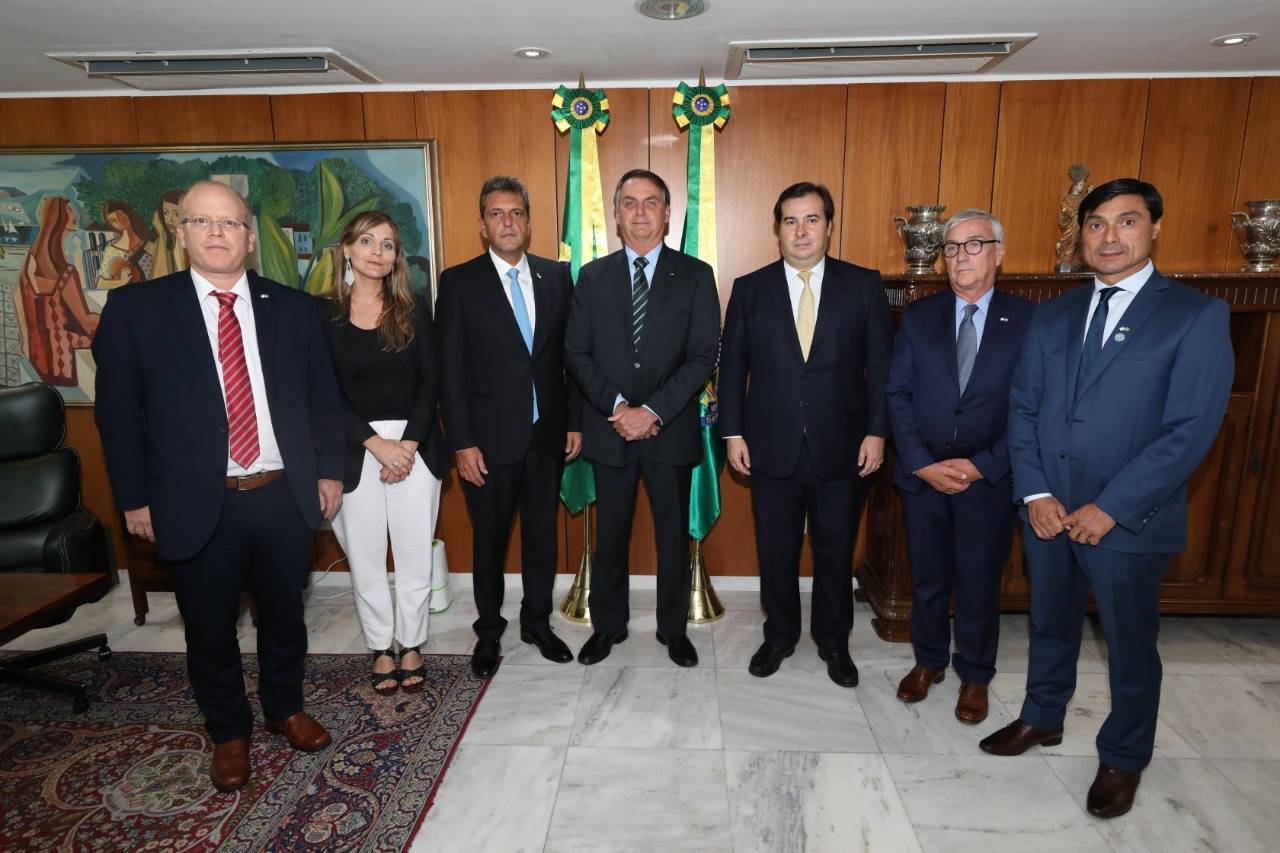 Parlamentarios argentinos se reunieron con Bolsonaro y legisladores brasileños