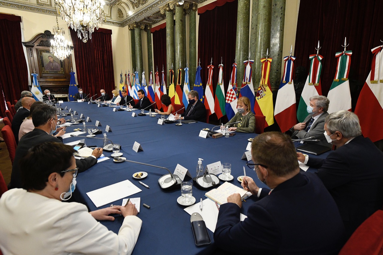 Sergio Massa recibió en Diputados a Embajadores y Embajadoras de la Unión Europea