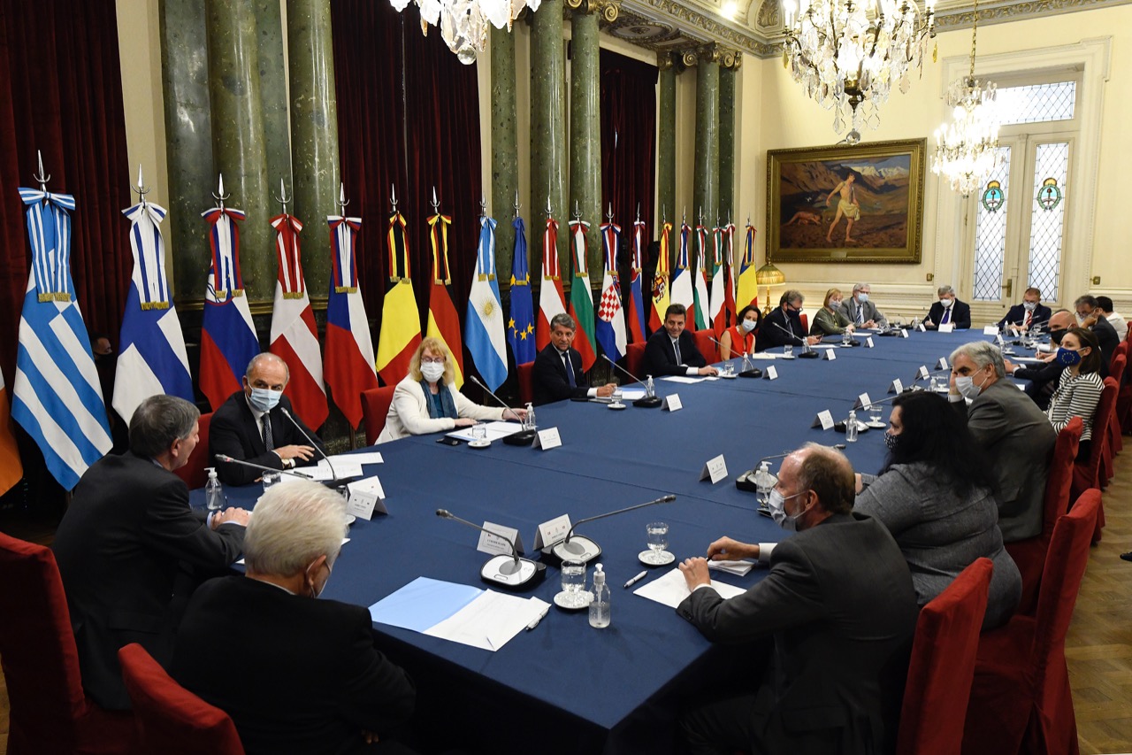 Sergio Massa recibió en Diputados a Embajadores y Embajadoras de la Unión Europea