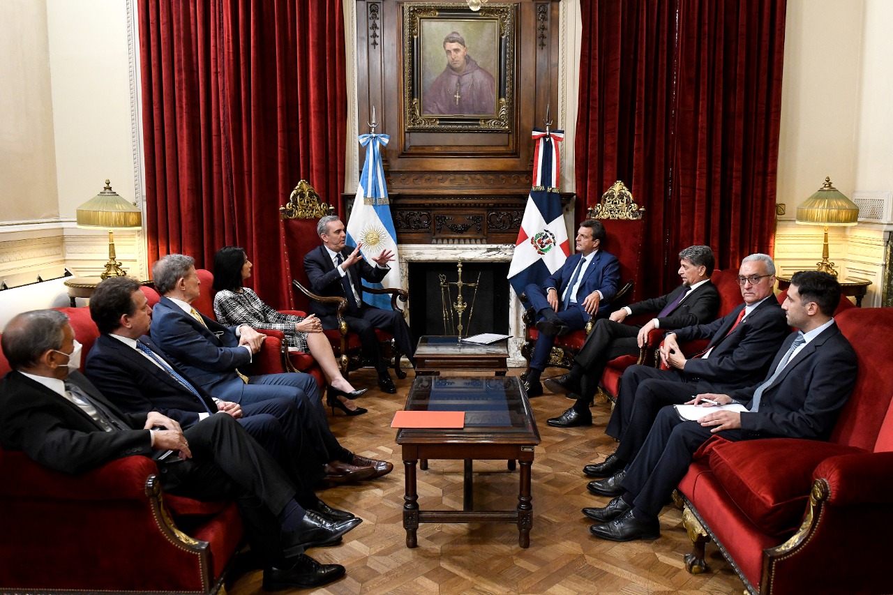 Con eje en la integración regional, Sergio Massa recibió al Presidente de República Dominicana, Luis Abinader