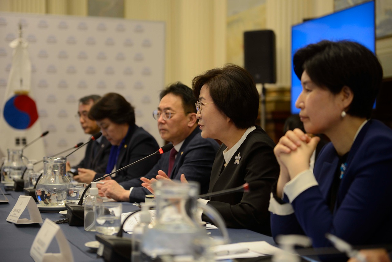 La Vicepresidenta de la Asamblea Nacional de Corea, Kim Sang-Hee, visitó la Cámara de Diputados en el marco del 60º aniversario de las relaciones diplomáticas