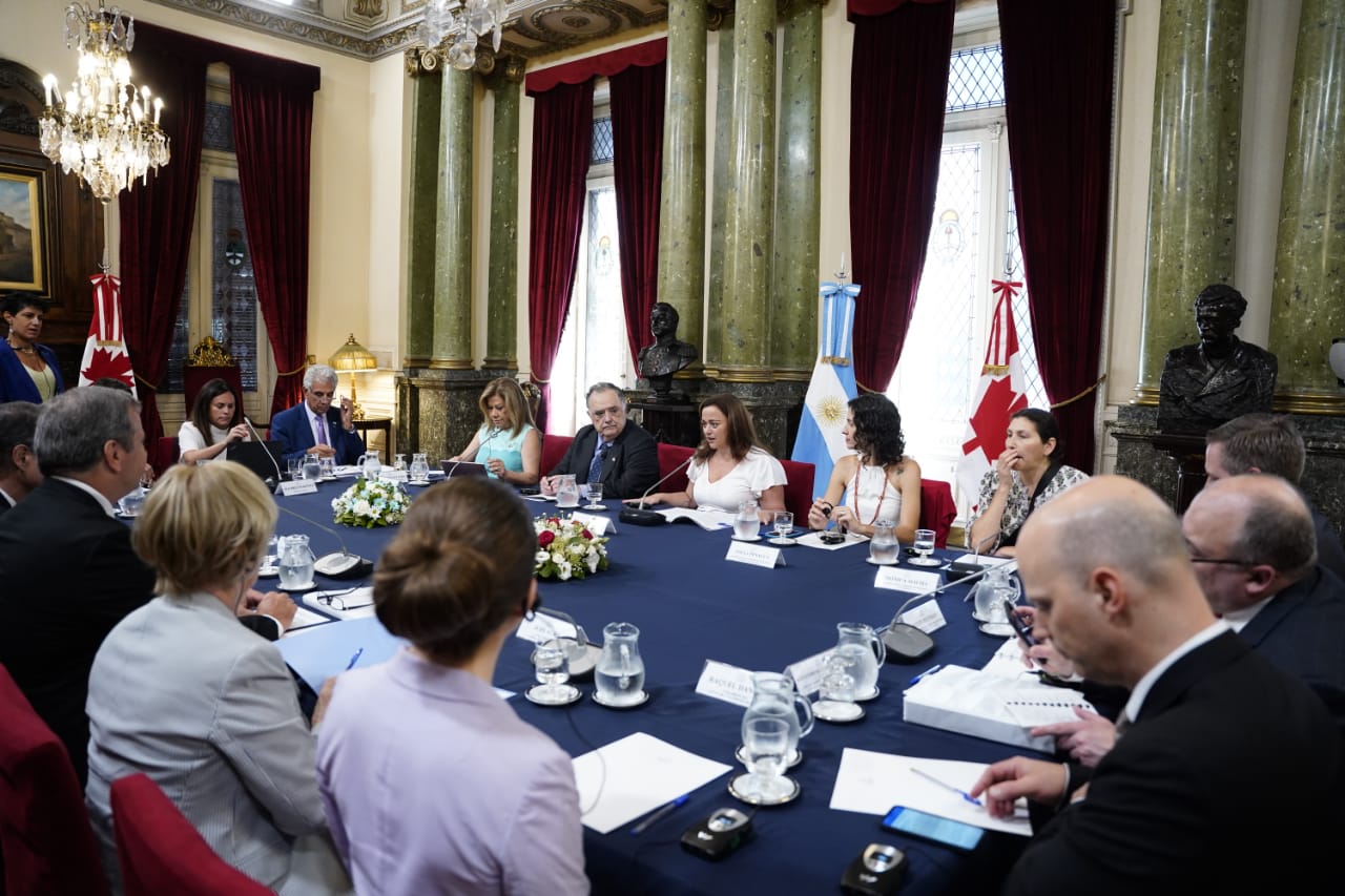 Moreau recibió al presidente de la Cámara de los Comunes de Canadá, Anthony Rota