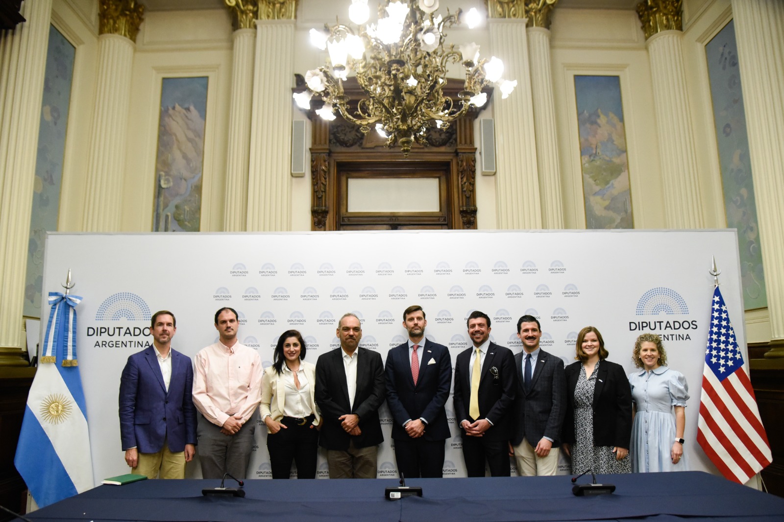 La Cámara de Diputados recibió la vista de congresistas de EE.UU.