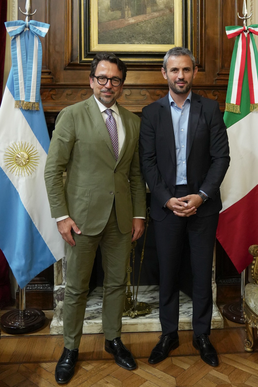 MARTÍN MENEM RECIBIÓ A LOS EMBAJADORES DE FRANCIA E ITALIA