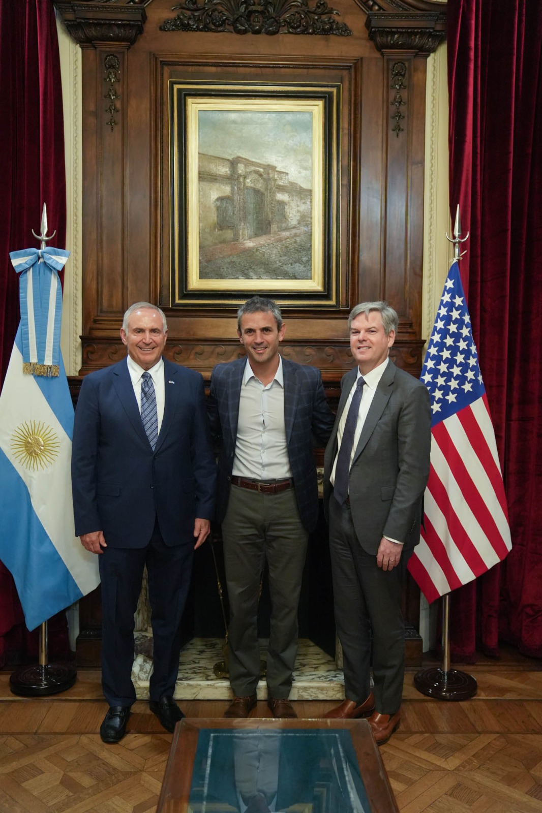 MARTÍN MENEM RECIBIÓ LA VISITA DE FUNCIONARIOS DE EE.UU