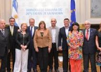 Visita de eurodiputados a la H. Cámara de Diputados de la Nación