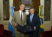 El Embajador de Brasil en la Argentina visitó al Pte de la H. Cámara de Diputados, Dr. Emilio Monzó