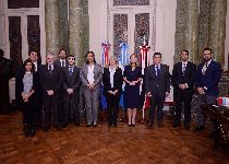 La Diputada Cornelia Schmidt Liermann junto a la Diputada de República Dominicana Annie Báez y la Senadora de Trinidad y Tobago Jennifer Raffoul