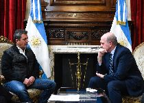 Con eje en inversión y desarrollo tecnológico, Sergio Massa recibió al representante en Argentina del BID